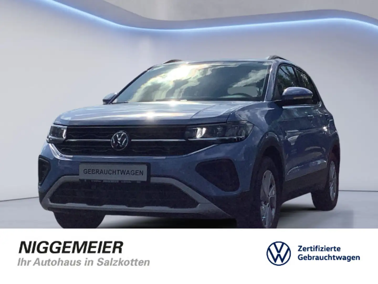 Volkswagen T-Cross 1.0TSI LIFE LED+ACC+APP-CONNECT Blau - 1