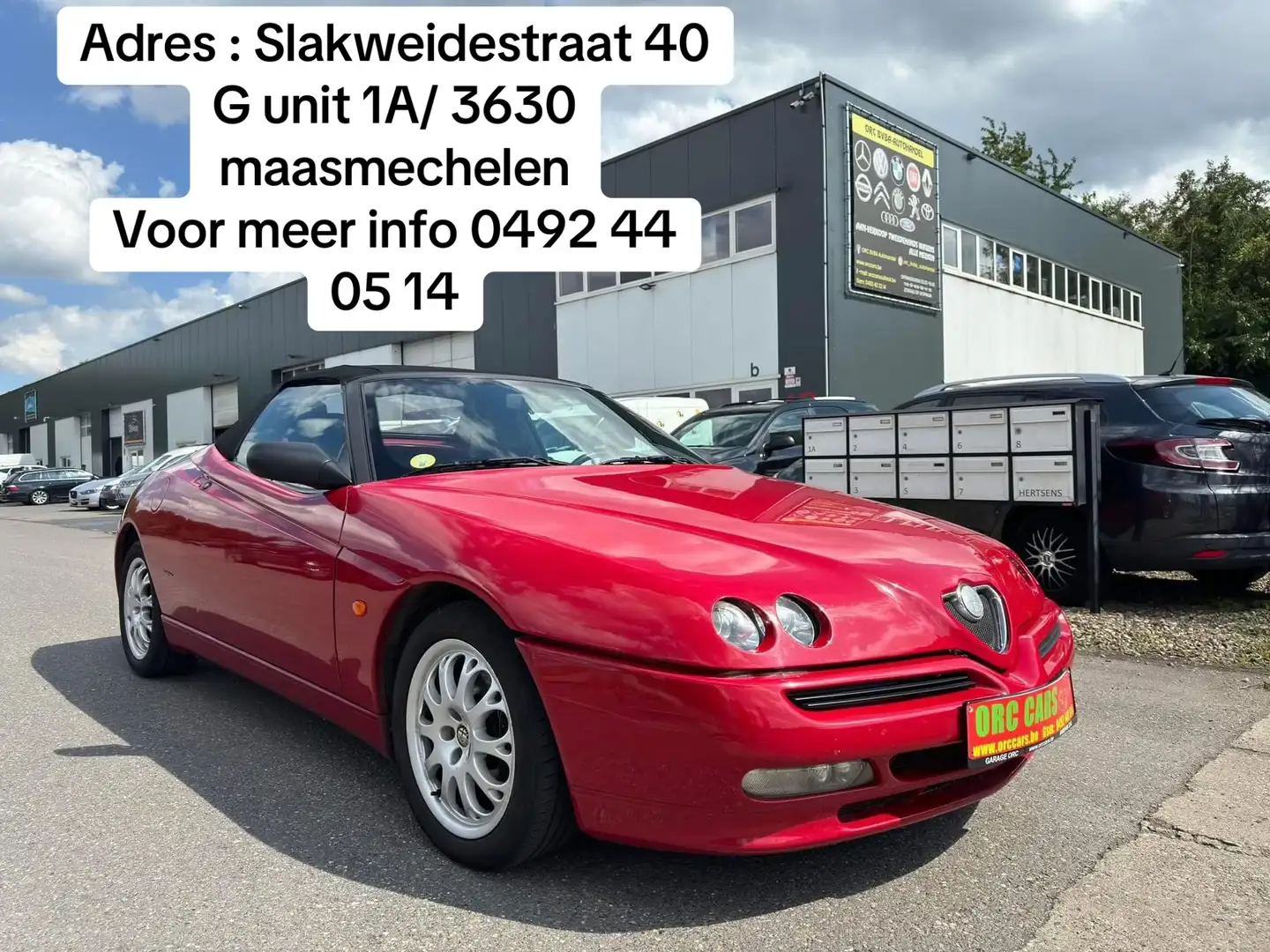 Alfa Romeo Spider 2.0 Twin Spark Cabrio Airco Rouge - 1