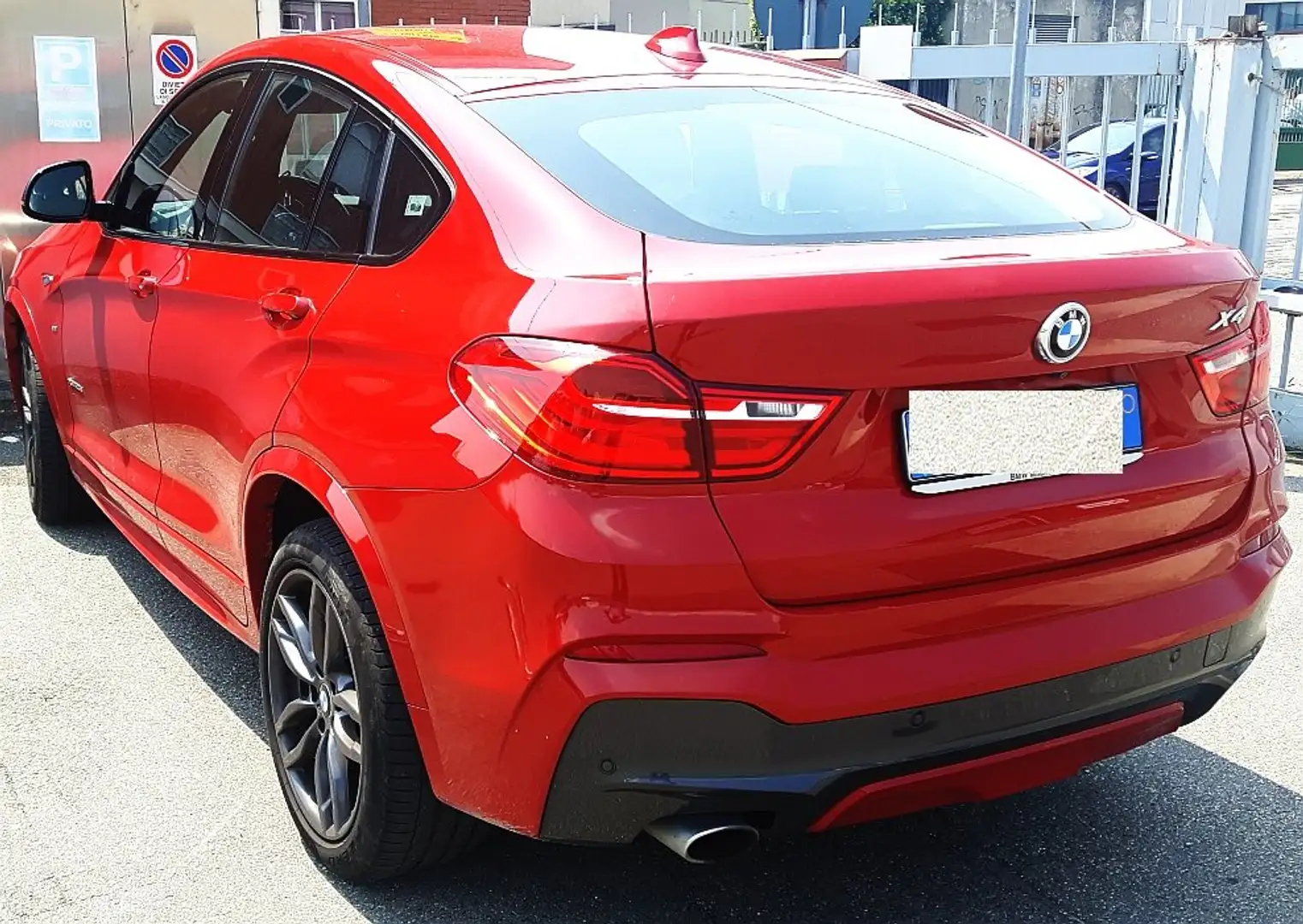 BMW X4 X4 F26 xdrive20d Msport auto my16 Rosso - 2