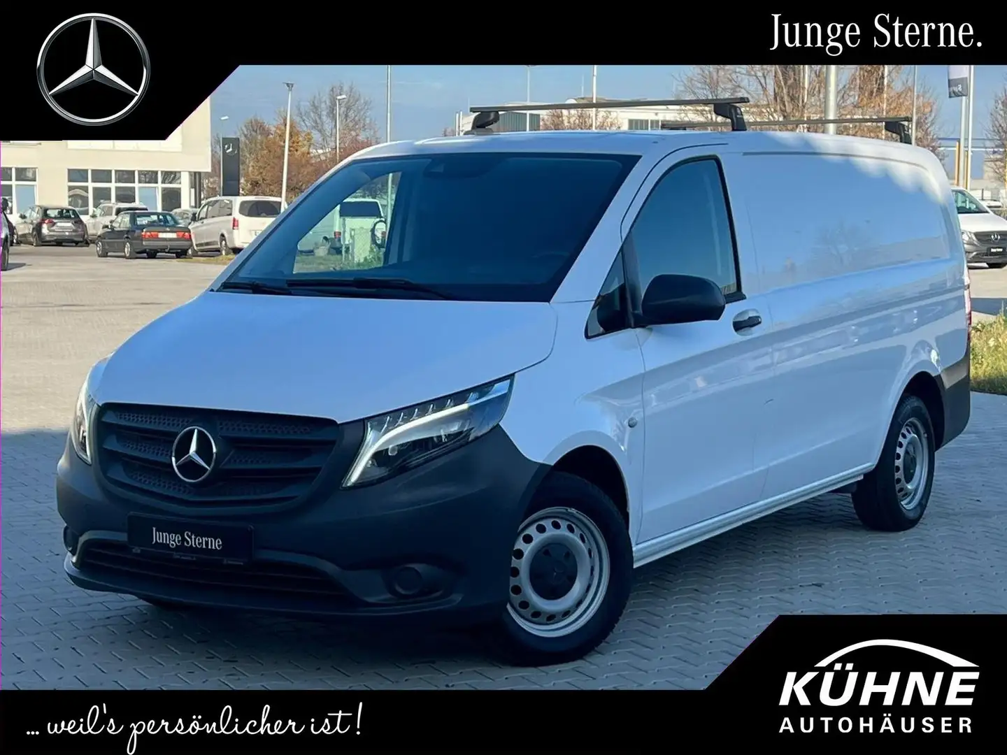 Mercedes-Benz Vito Kasten 116 CDI lang AHK 2500kg SHZ NAVI LED Weiß - 1