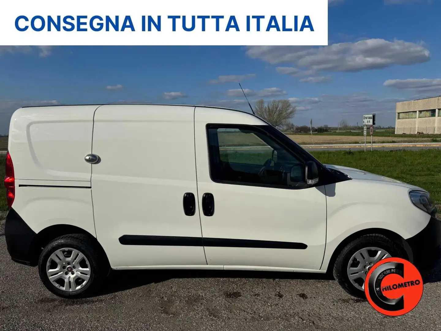 Fiat Doblo SX 1.3 MJT PC TN CH1 N1 E6D 3 POSTI AUTOCARRO+IVA- Wit - 2