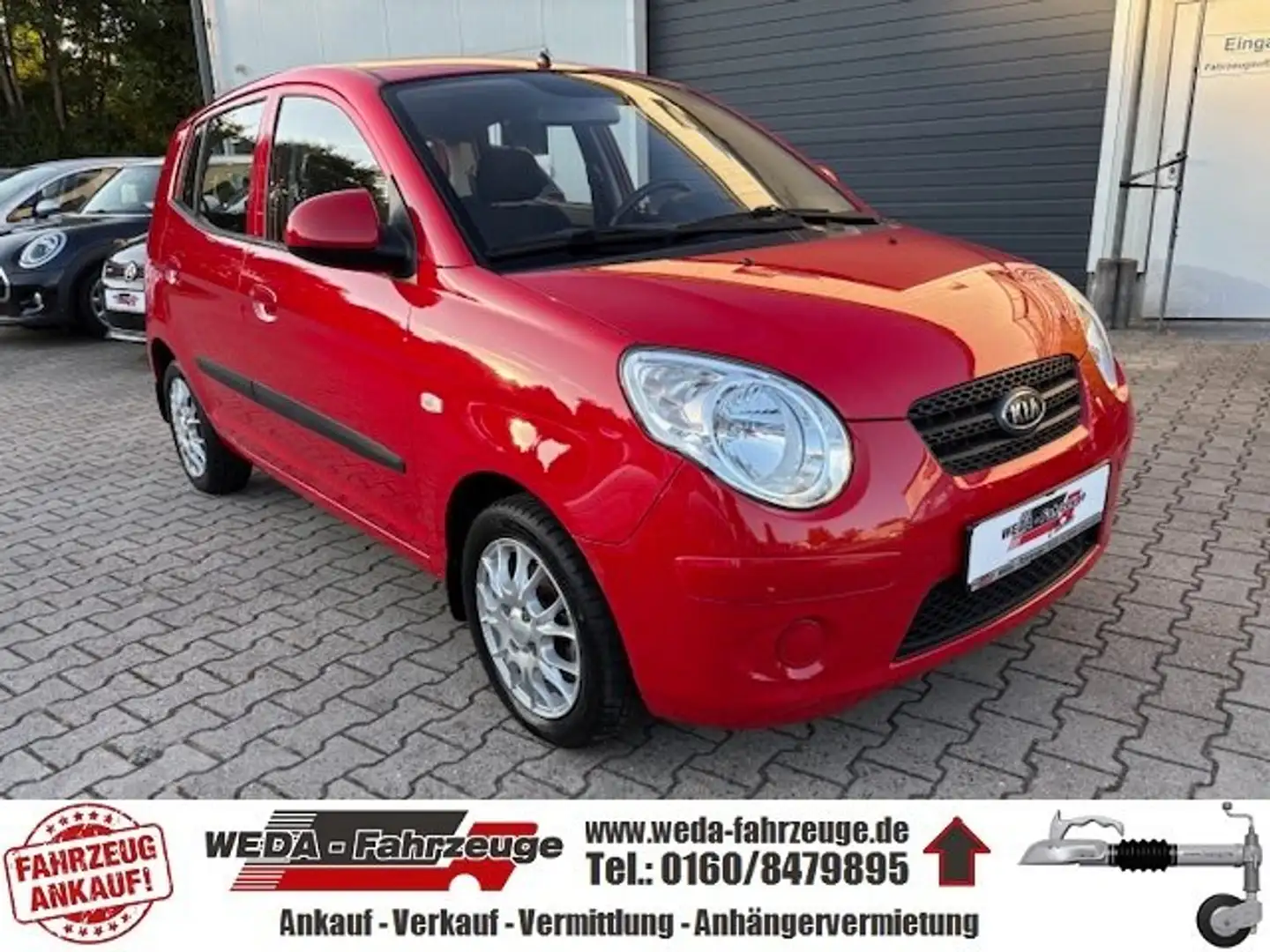 Kia Picanto 1.1 LX - Klima - wenig km - TÜV/AU NEU Rot - 1
