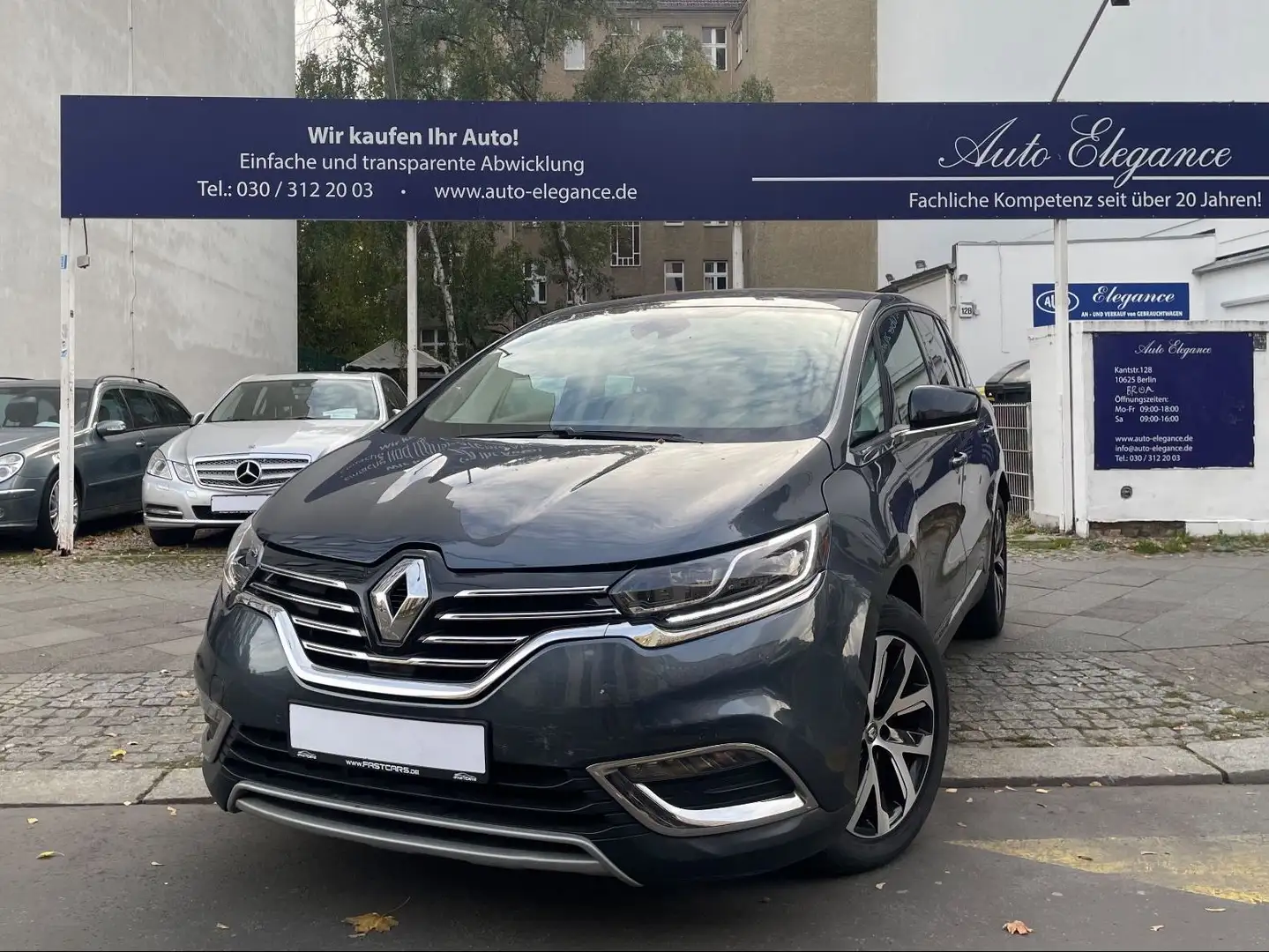Renault Espace V Elysée Navi Kamera HeadUp Panorama ACC! Gris - 1