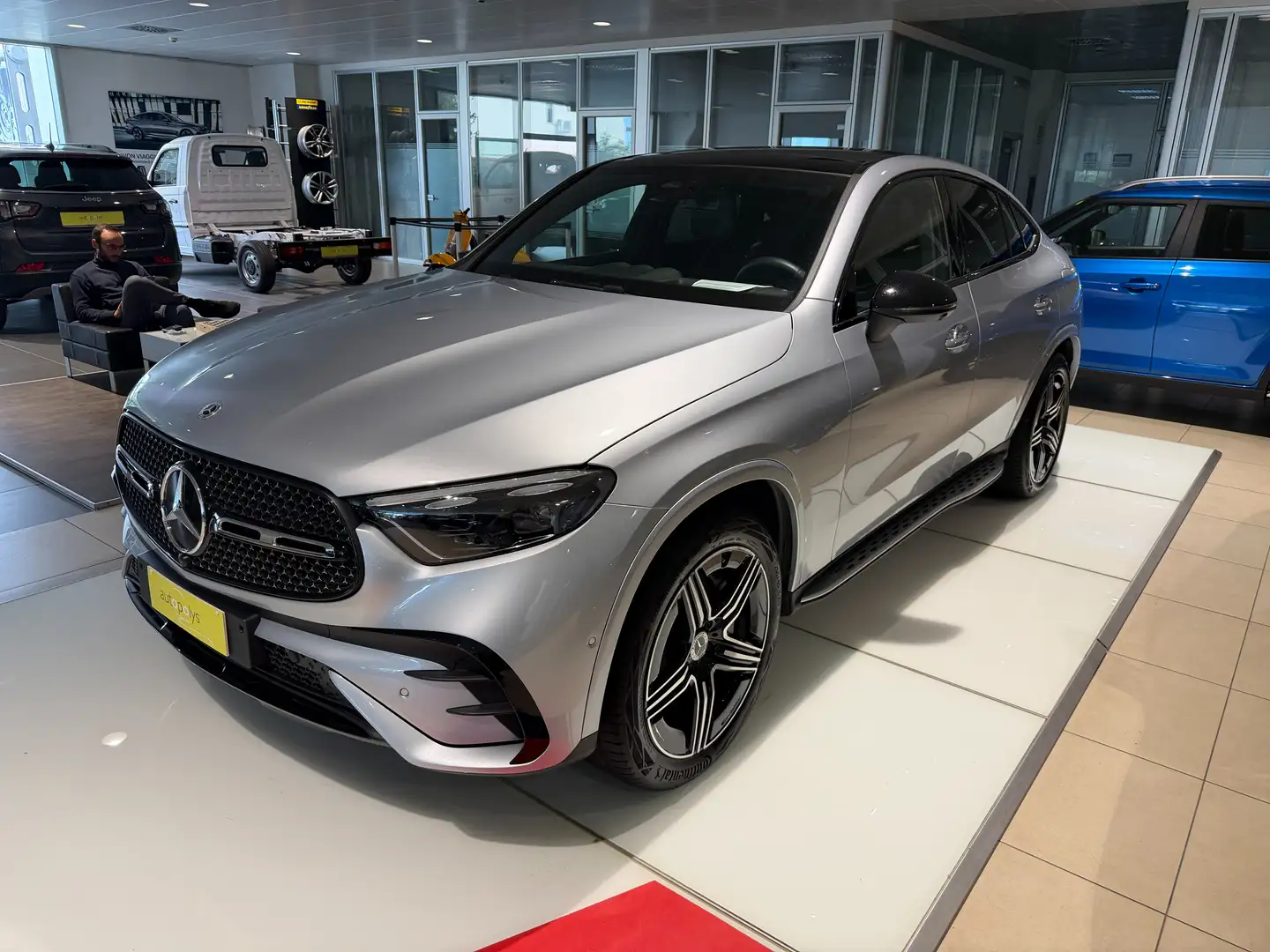Mercedes-Benz GLC 300 Coupe de phev AMG Line Premium Plus 4matic auto Silber - 1