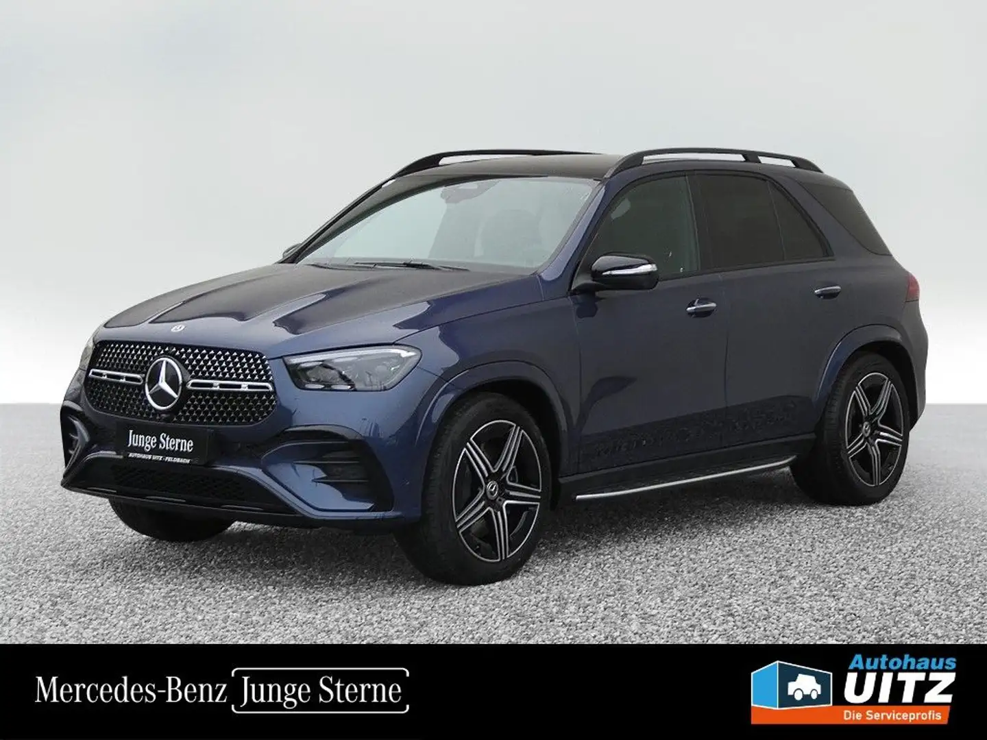 Mercedes-Benz GLE 450 d 4M AMG +Burm+AHK+MBeam+Pano+Night+ Blau - 1