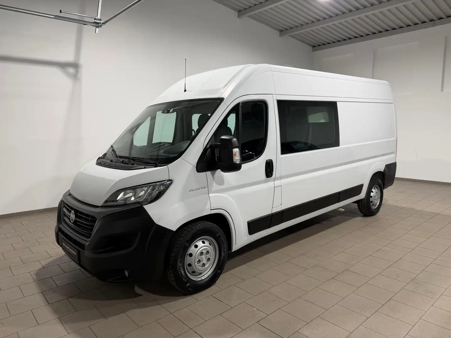 Fiat Ducato 35,Multicab(7-Si.),Maxi,Klima,Navi,AHK Weiß - 1
