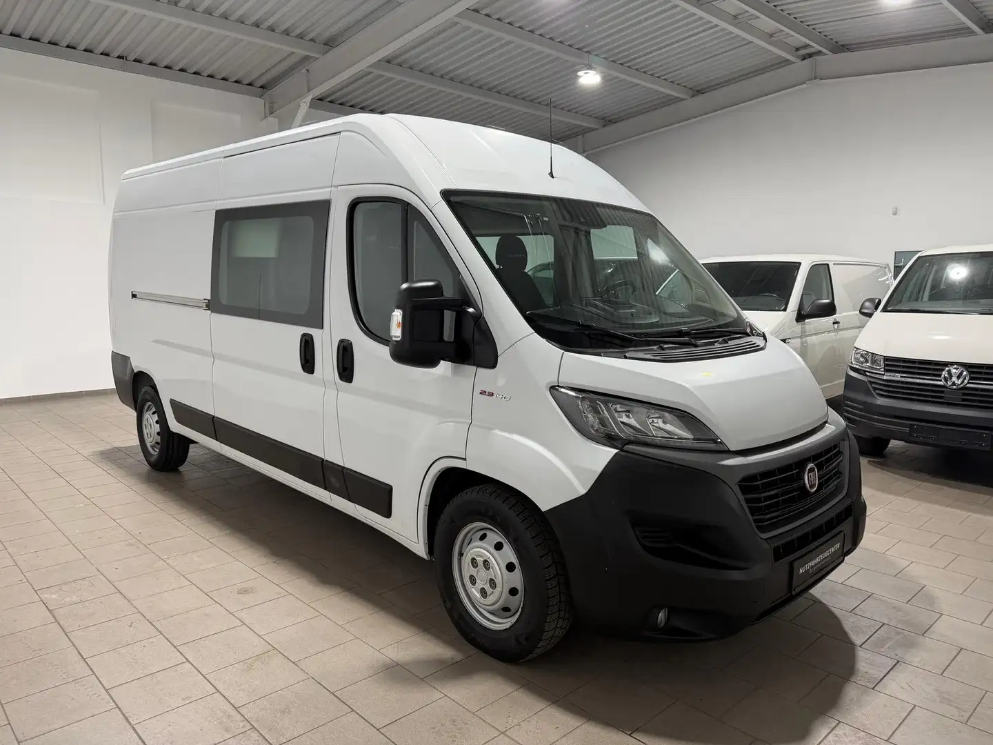 Fiat Ducato 35,Multicab(7-Si.),Maxi,Klima,Navi,AHK Weiß - 2