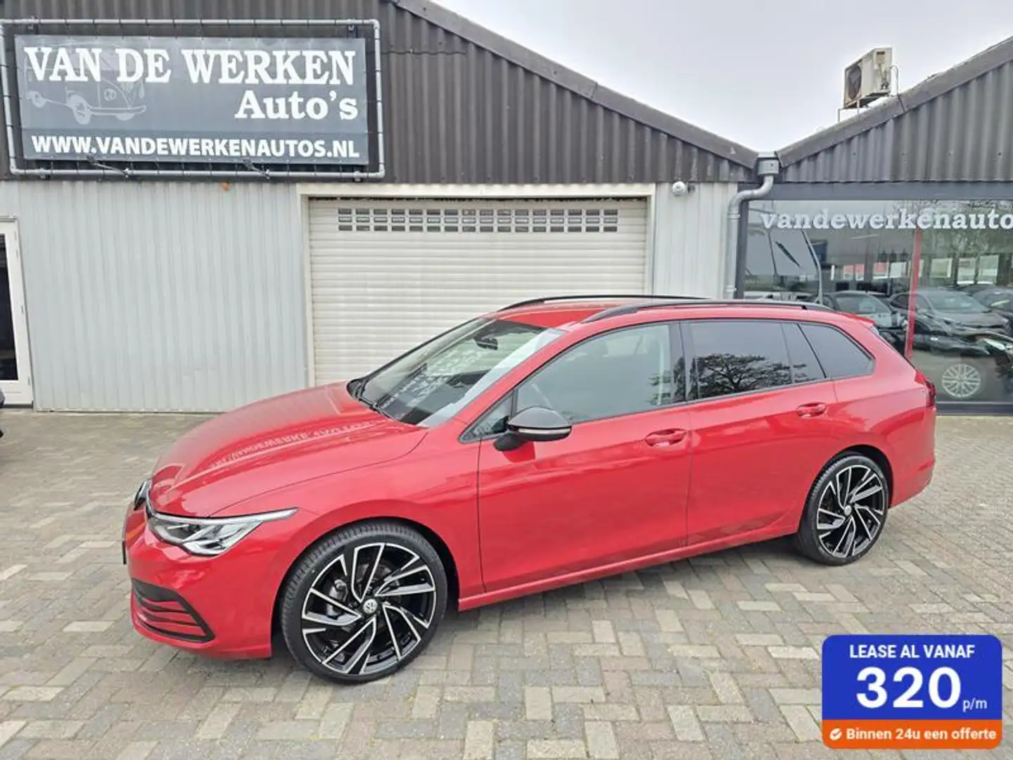 Volkswagen Golf Variant 1.0 eTSI Life Black Style AUTOMAAT Clima|Navi|Virt Rood - 1
