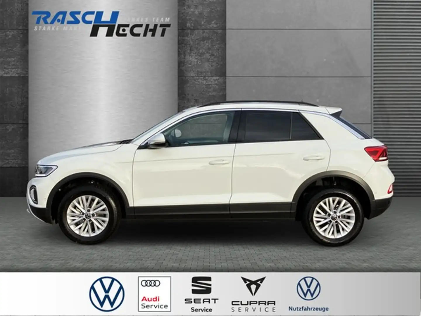 Volkswagen T-Roc Life 1.5 TSI DSG*NAVI*LED*SHZ Weiß - 2