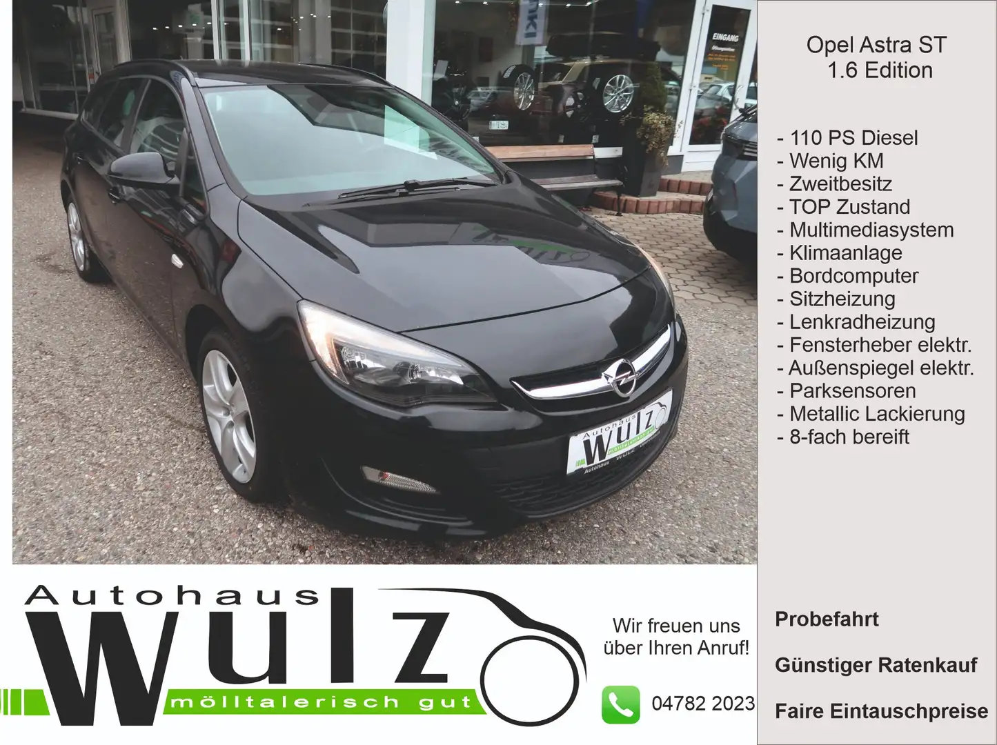 Opel Astra Astra ST 1,6 CDTI Edition Start/Stop Schwarz - 1