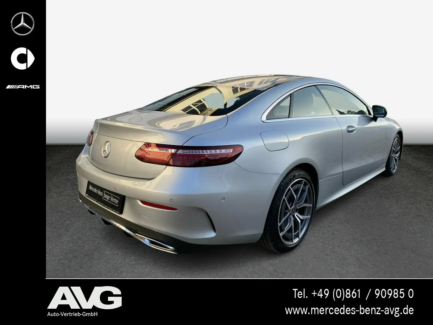 Mercedes-Benz E 220 E 220 d Coupé AMG MBUX Kamera LED Applle-Car 9G Silber - 2