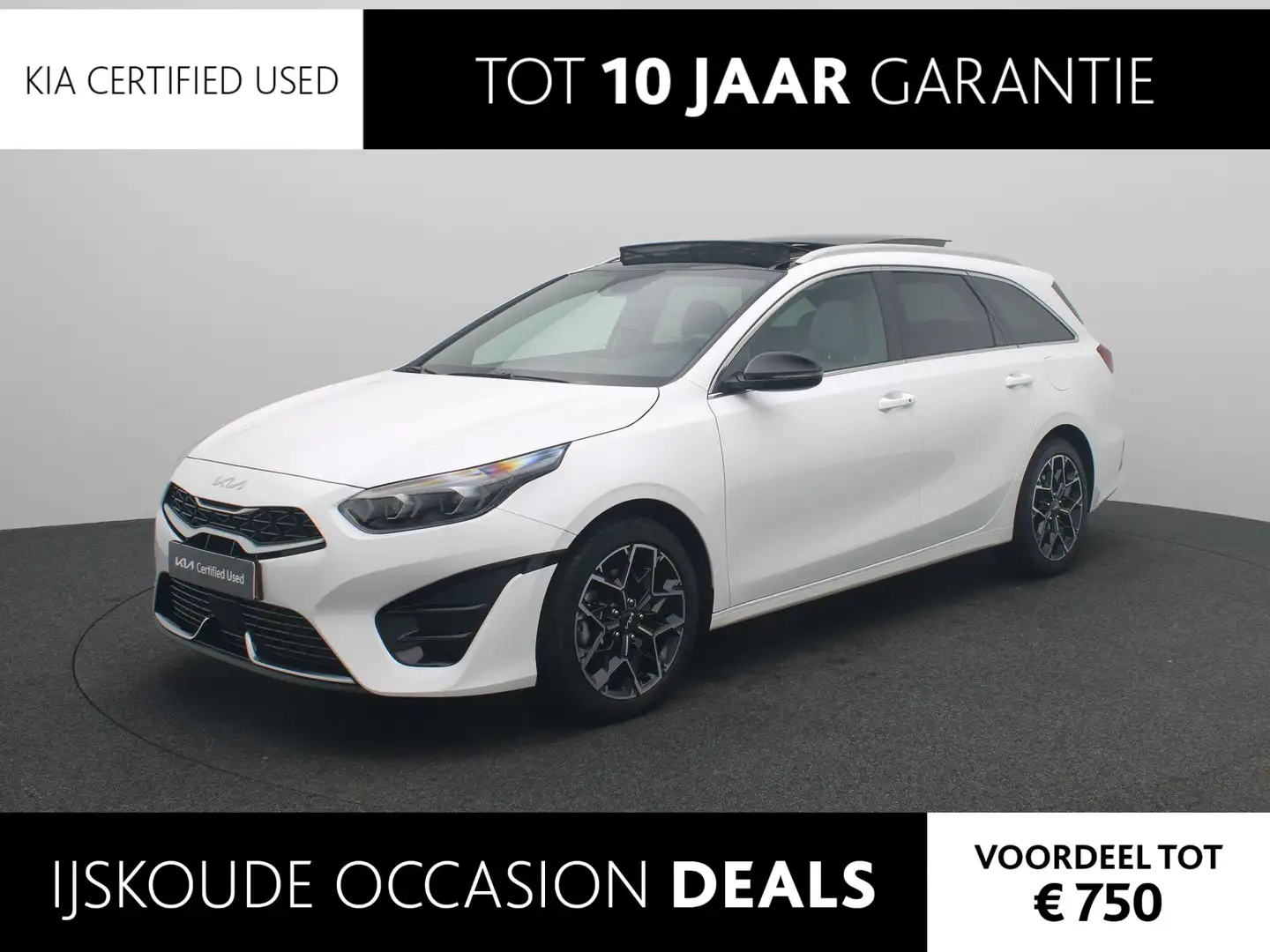 Kia Ceed SW / cee'd SW Sportswagon 1.0 T-GDi GT-Line | Stoel & Stuur verw Blanc - 1
