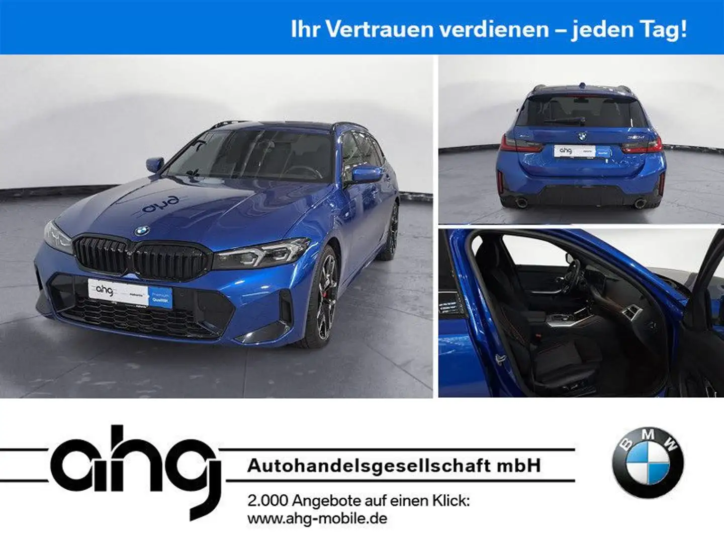 BMW 320 d xDrive Touring Automatic M Sportpaket Pro H Blau - 1