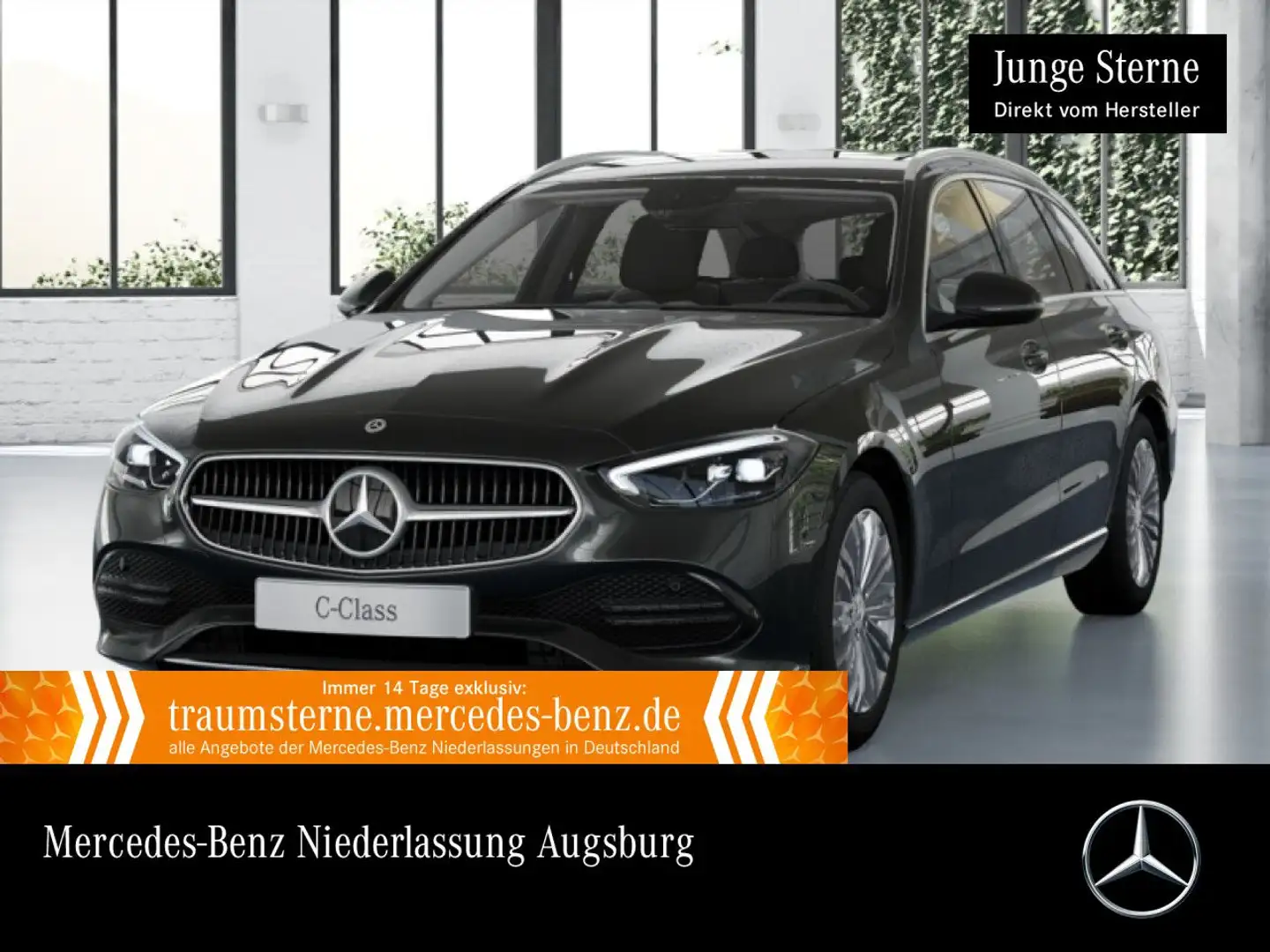 Mercedes-Benz C 180 T AVANTG+LED+KAMERA+TOTW+KEYLESS+9G Grau - 1