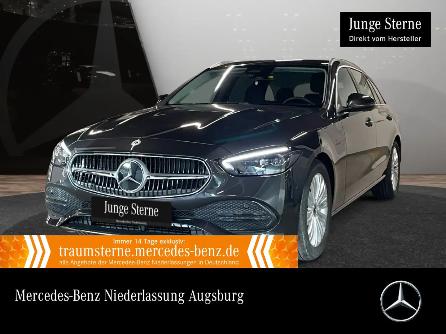 Mercedes-Benz C 180 T AVANTG+LED+KAMERA+TOTW+KEYLESS+9G Grau - 1