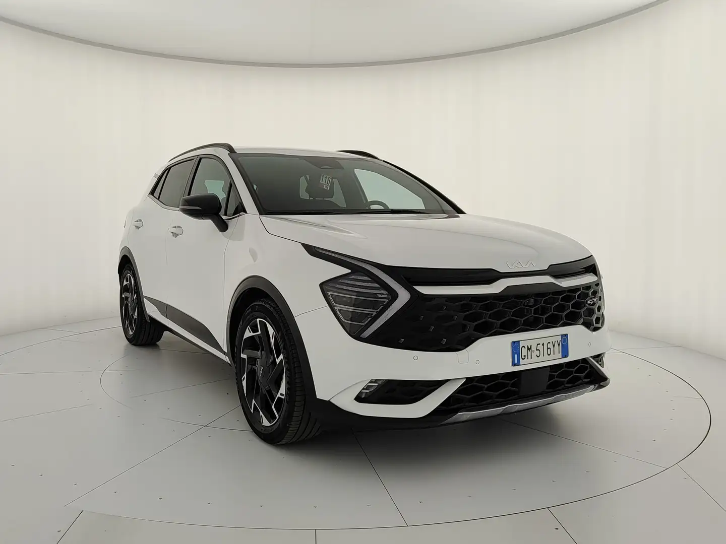 Kia Sportage 1.6 crdi mhev GT-line dct - UNICO PROPRIETARIO Bianco - 1