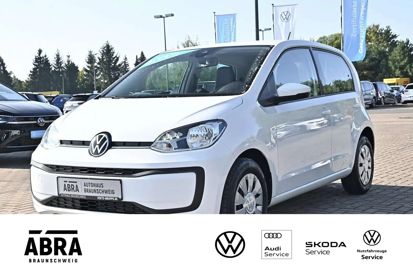 Volkswagen up! 1.0 move CAM+PDC+GRA+KLIMA+DAB+ Weiß - 1