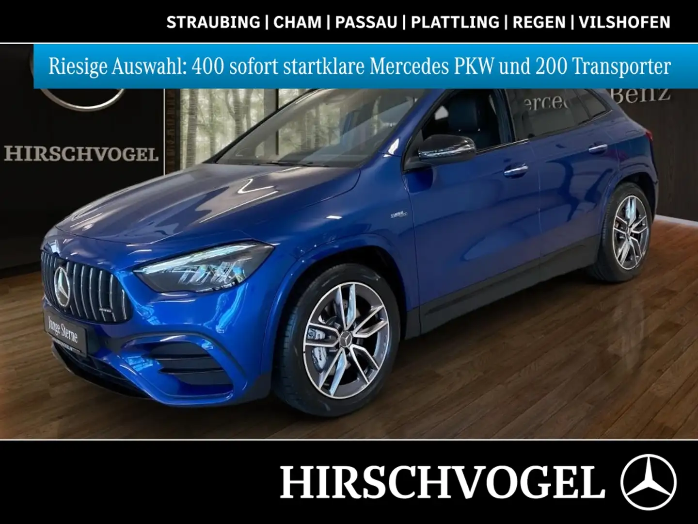Mercedes-Benz A 35 AMG GL 4M Night+Pano+DISTRON+KEYLESS+Burmest Albastru - 1