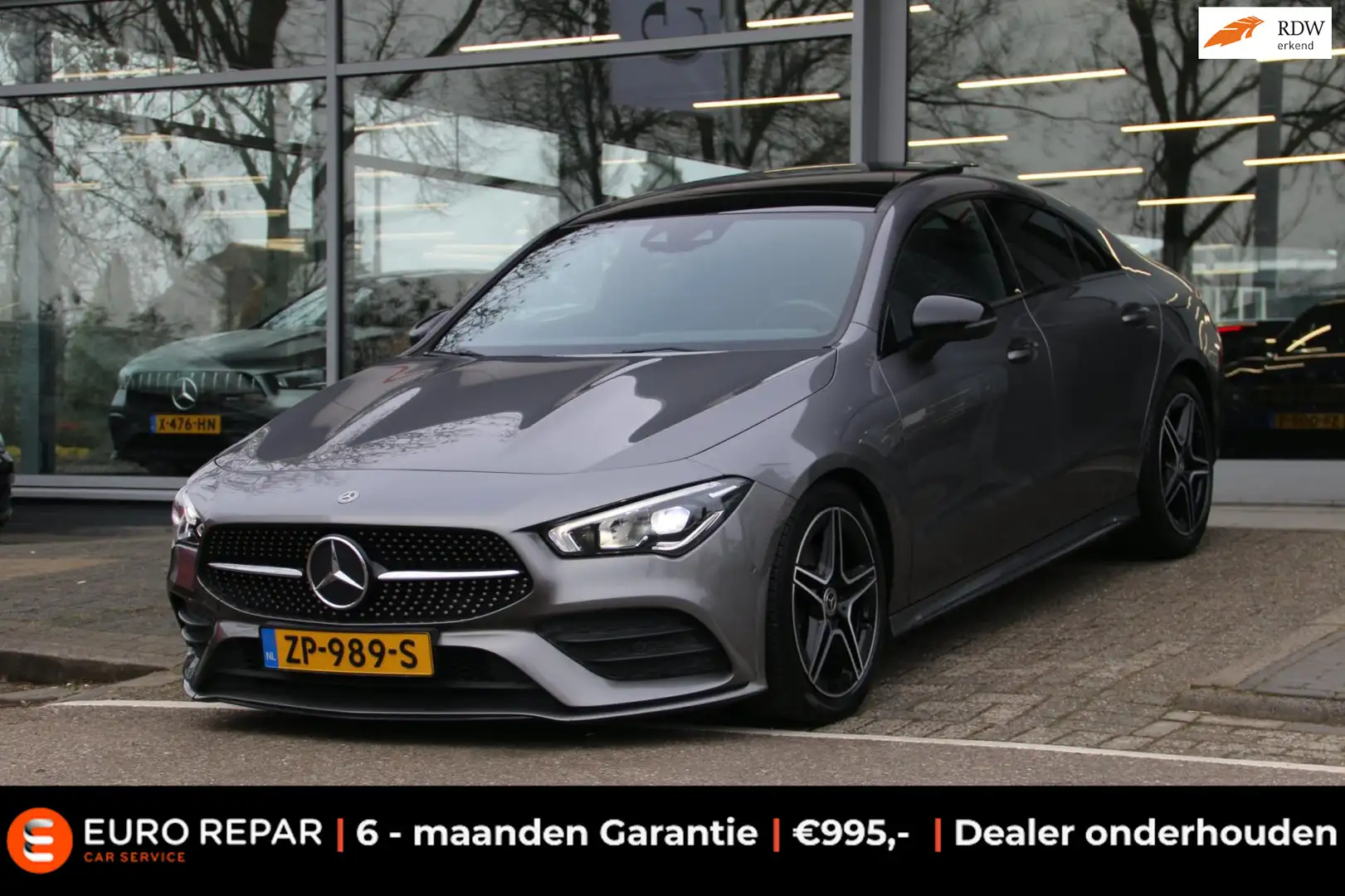Mercedes-Benz CLA 180 Business Solution AMG PANO-DAK NL-AUTO NAP! Gris - 1