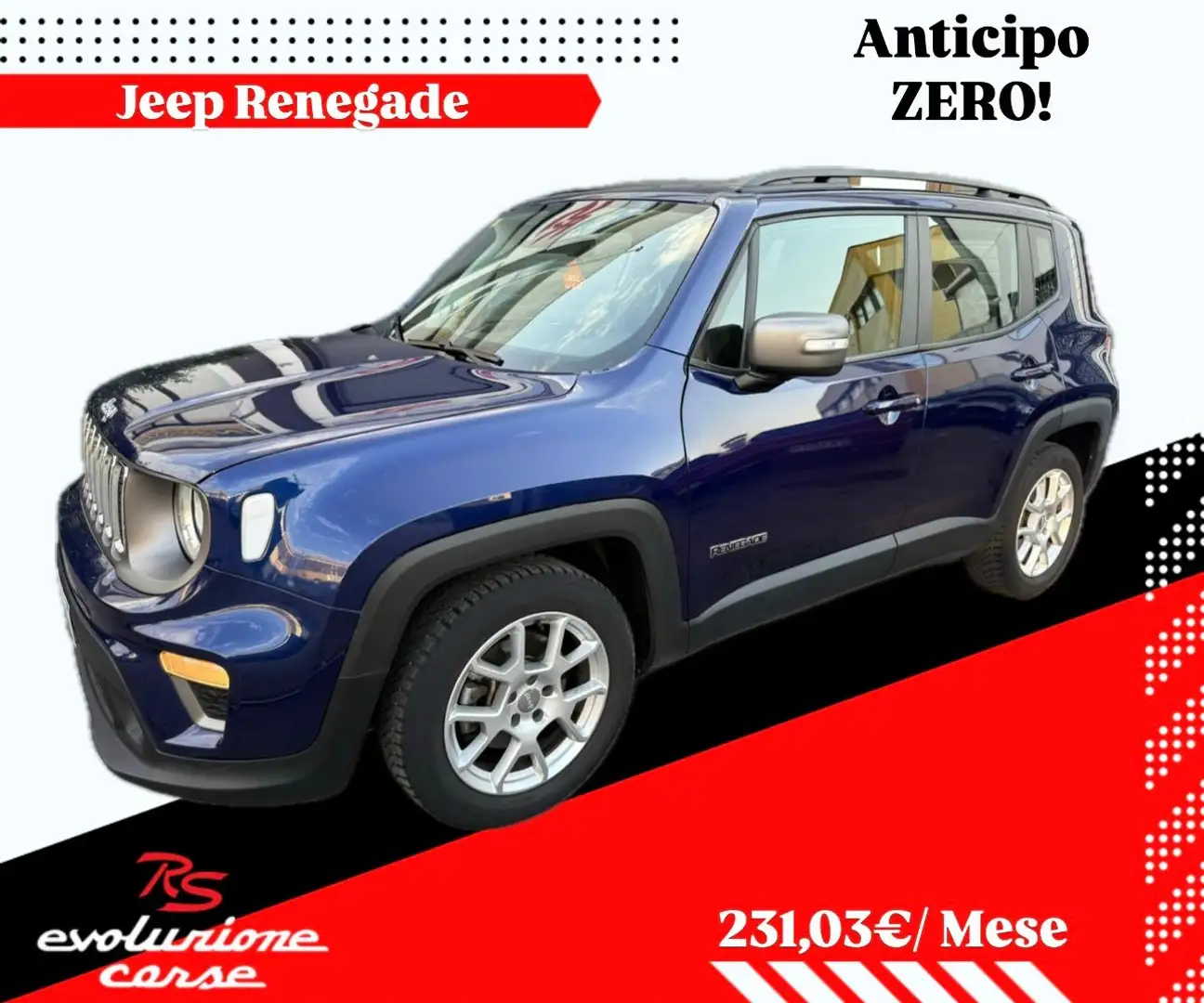 Jeep Renegade Renegade 2019 1.3 t4 Limited 2wd 150cv ddct Blu/Azzurro - 1