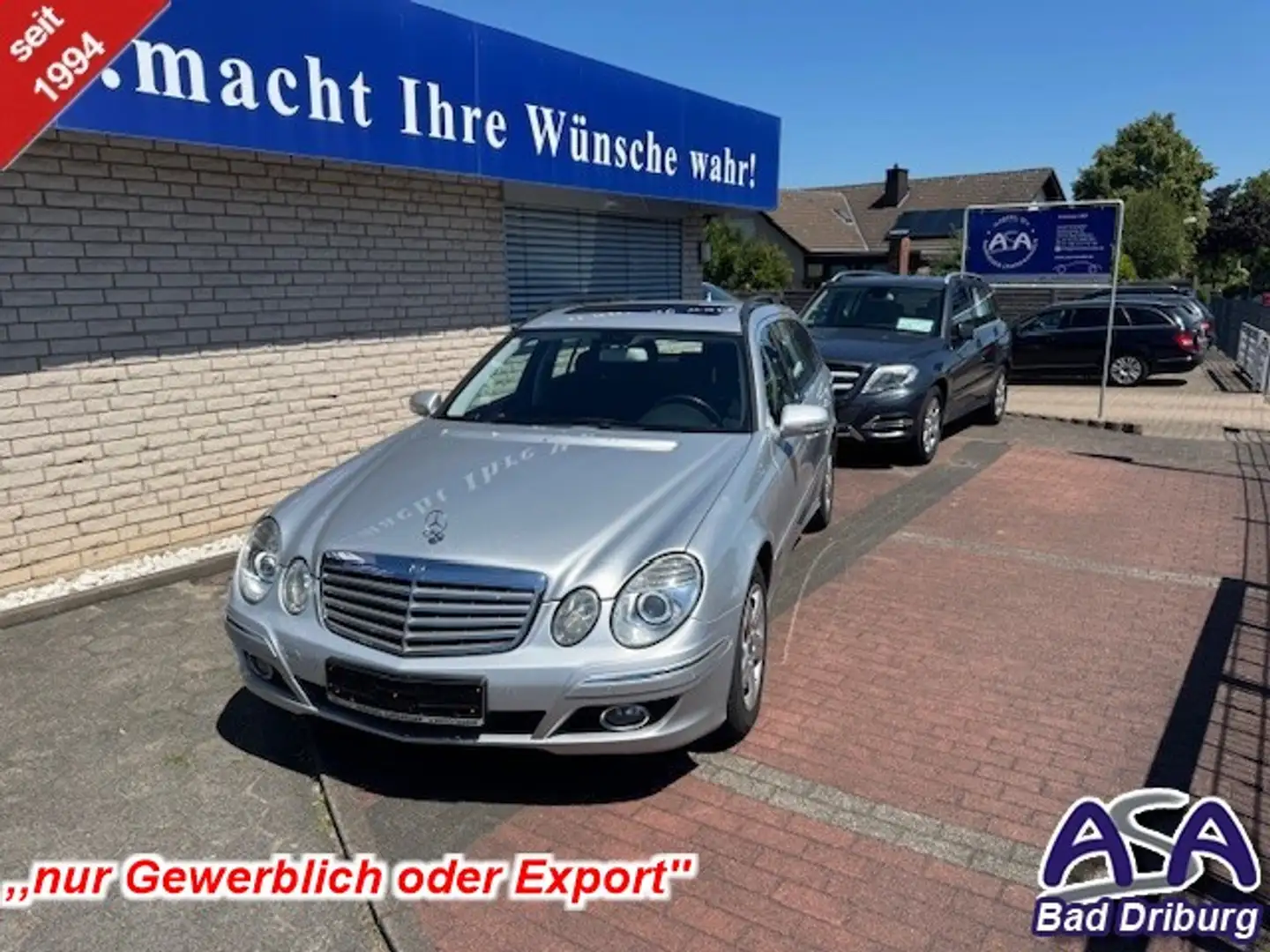 Mercedes-Benz E 220 d T Modelljahr 2008+Elegance+AHK+Top gepflegt+ Silber - 1