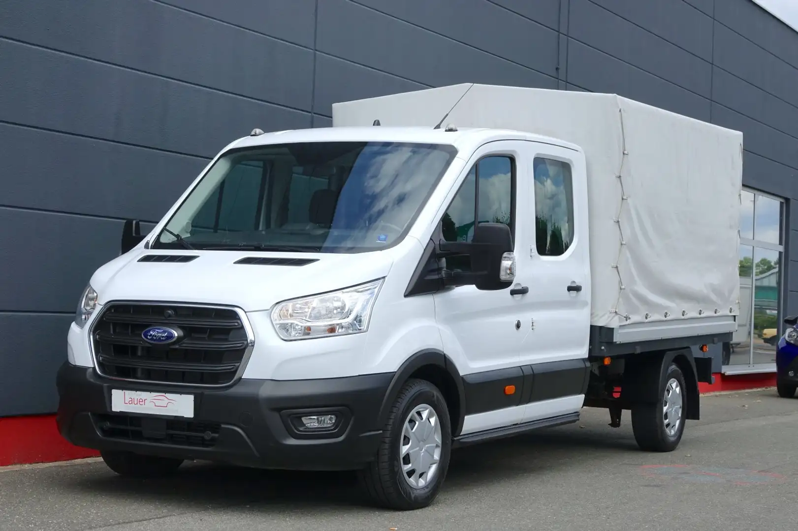 Ford Transit FT 350 2.0 TDCi L3 AWD 4x4 AHK 7 Sitzer Weiß - 1