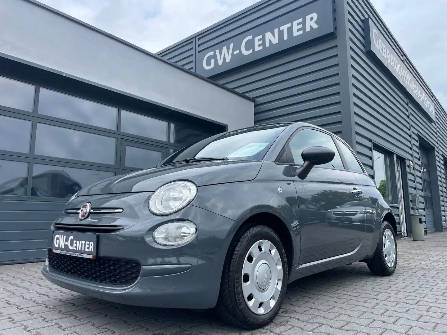 Fiat 500 Cult Klimaanlage/Allwetterreifen/Scheckheft Grijs - 1