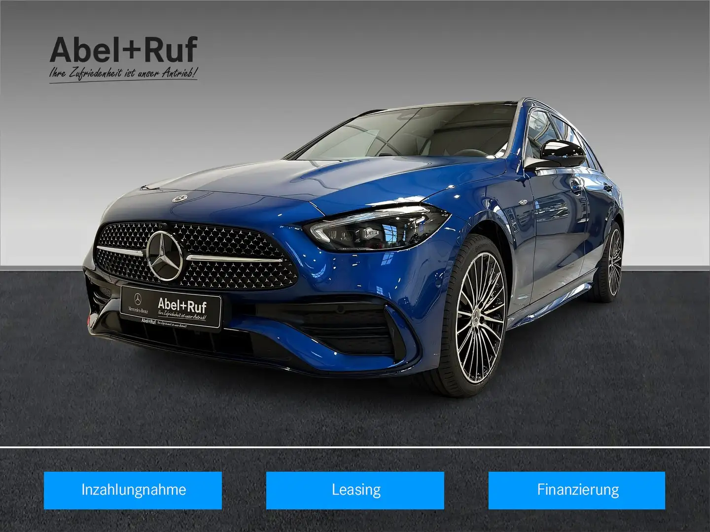 Mercedes-Benz C 300 de T AMG+DIGITAL+NIGHT+LrHz+TotW+AHK+360° Blau - 1