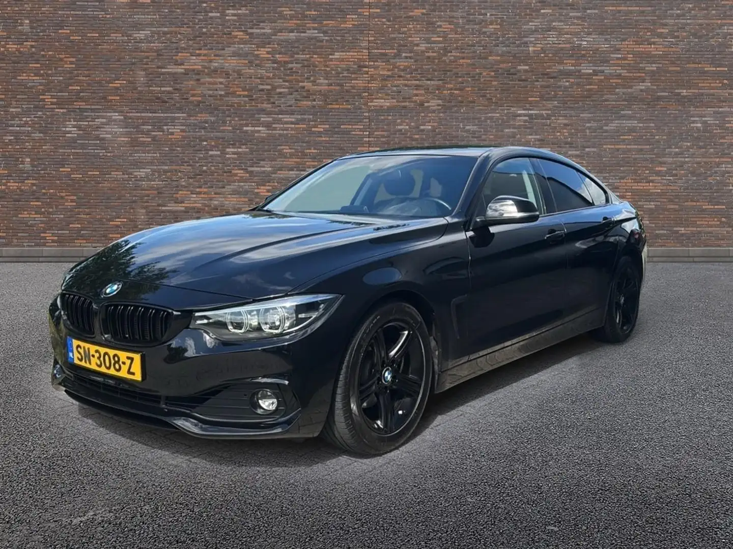 BMW 418 4-serie Gran Coupé 418i ECC LMV NAVIGATIE XENON Negro - 2