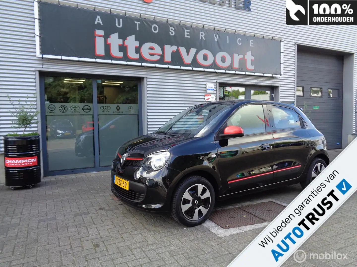 Renault Twingo 1.0 SCe Expression +cruise + airco + luxe Zwart - 1