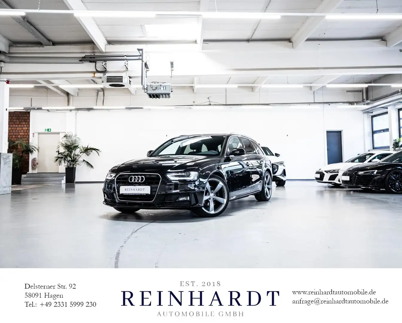 Audi A4 AVANT 2.0TDi S LINE SPORT+/ROTOR-FELGE/XENON+ Schwarz - 1