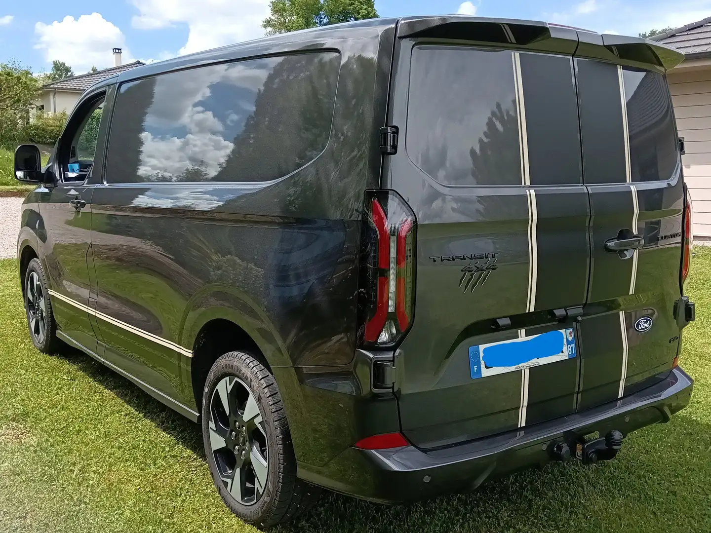 Ford Transit Custom TRANSIT CUSTOM 320 L1H1 2.0 ECOBLUE 170 BVA SPORT Gris - 2