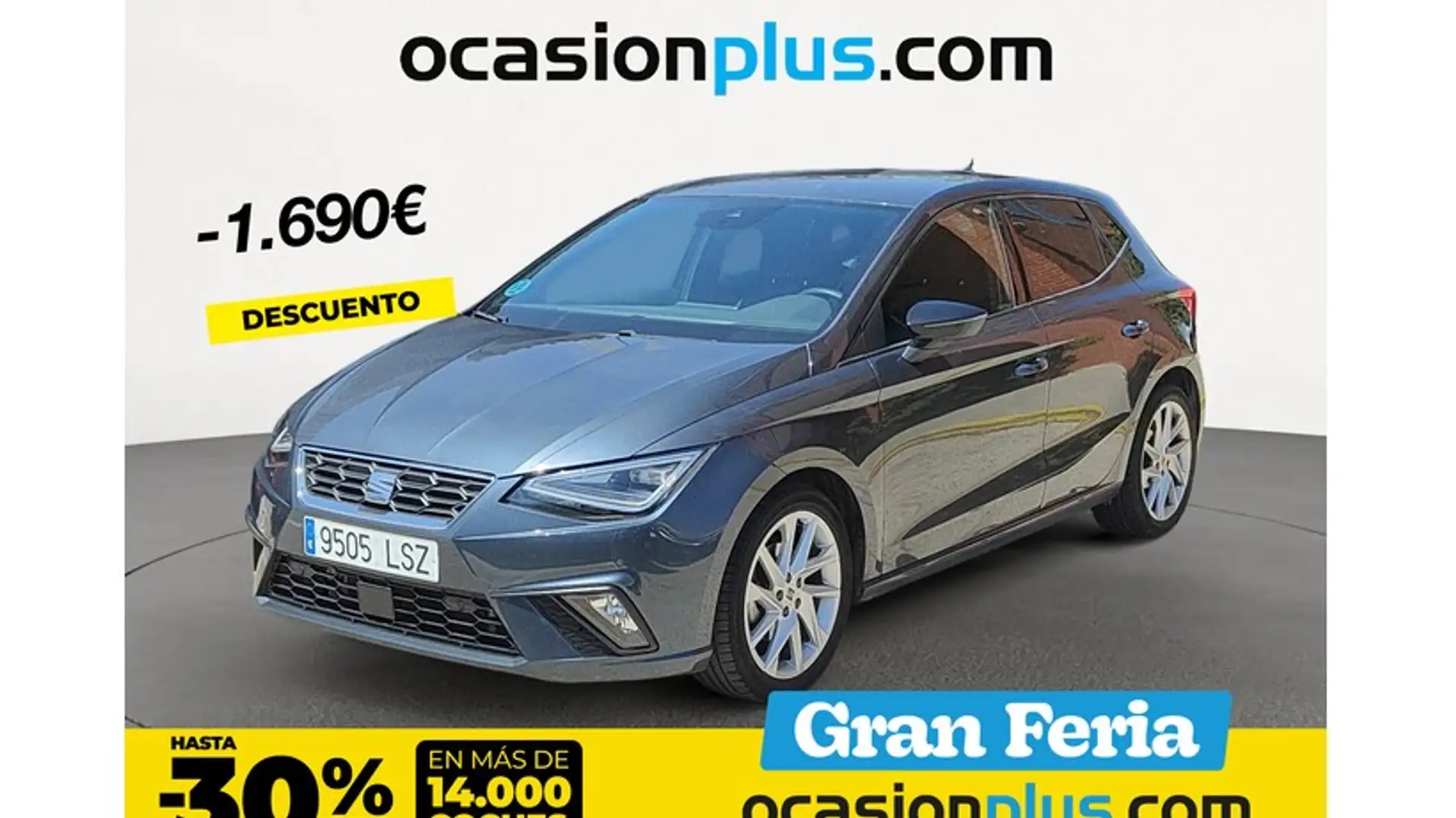 SEAT Ibiza 1.0 TSI S&S FR 110 Gris - 1