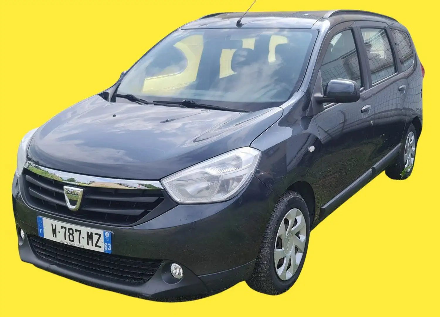 Dacia Lodgy 7 Places - 1.6 MPI - 85ch 8V (6 cv) - BVM5 - 5 por Grijs - 1