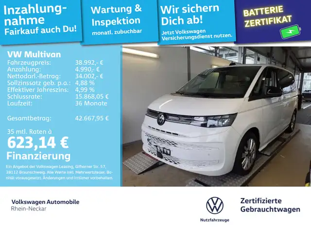 Volkswagen T7 Multivan T7 Multivan Life eHybrid AHK Kamera LED 7 Sitze
