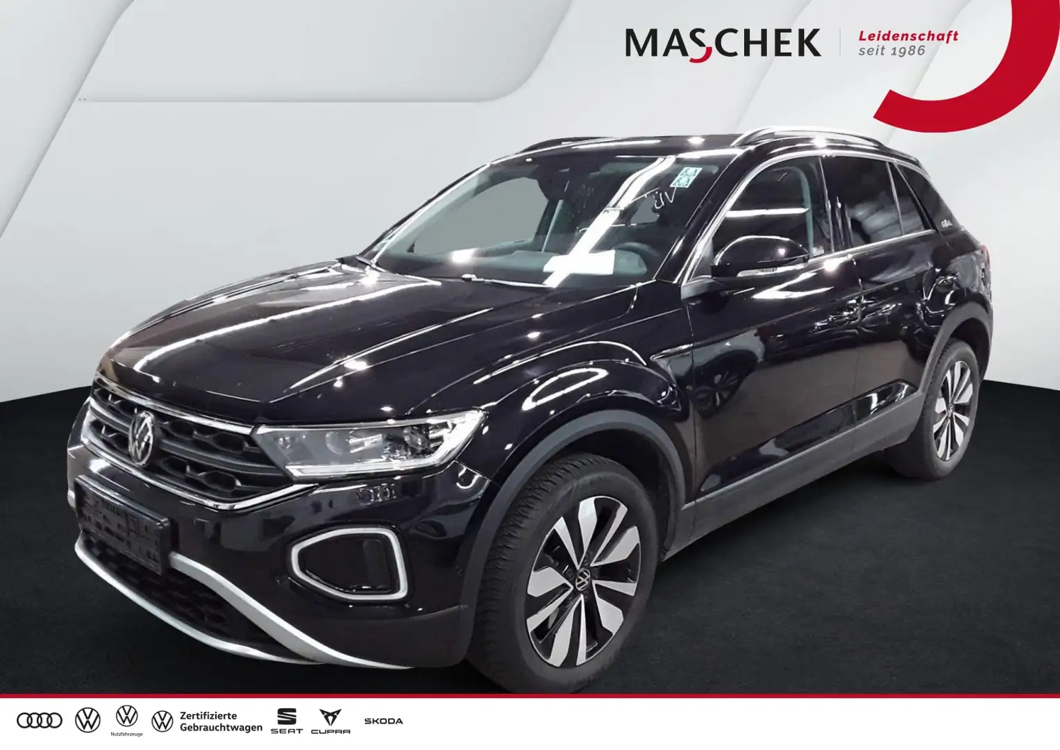 Volkswagen T-Roc Goal 2.0 TDI DSG AHK Navi GRA Sitzh. Kamera AHK AC Schwarz - 1