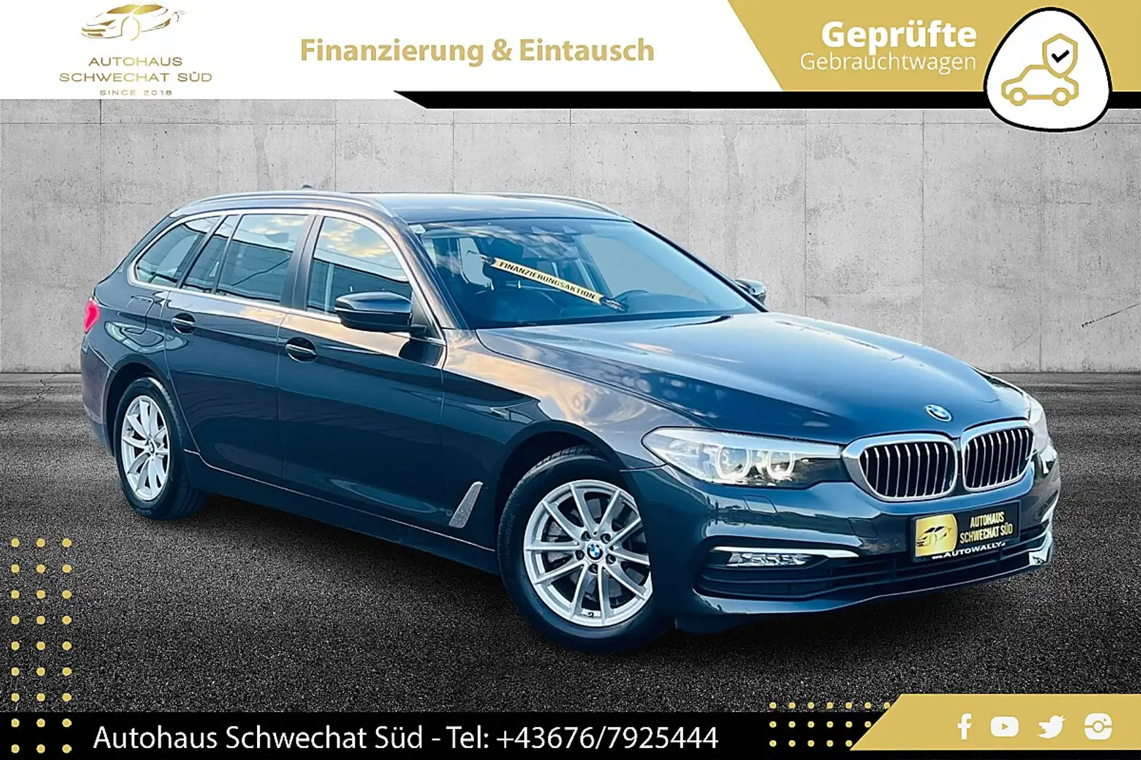 BMW 520 d xDrive Touring Aut. // STANDHEIZUNG // 1.BESI... Grau - 1