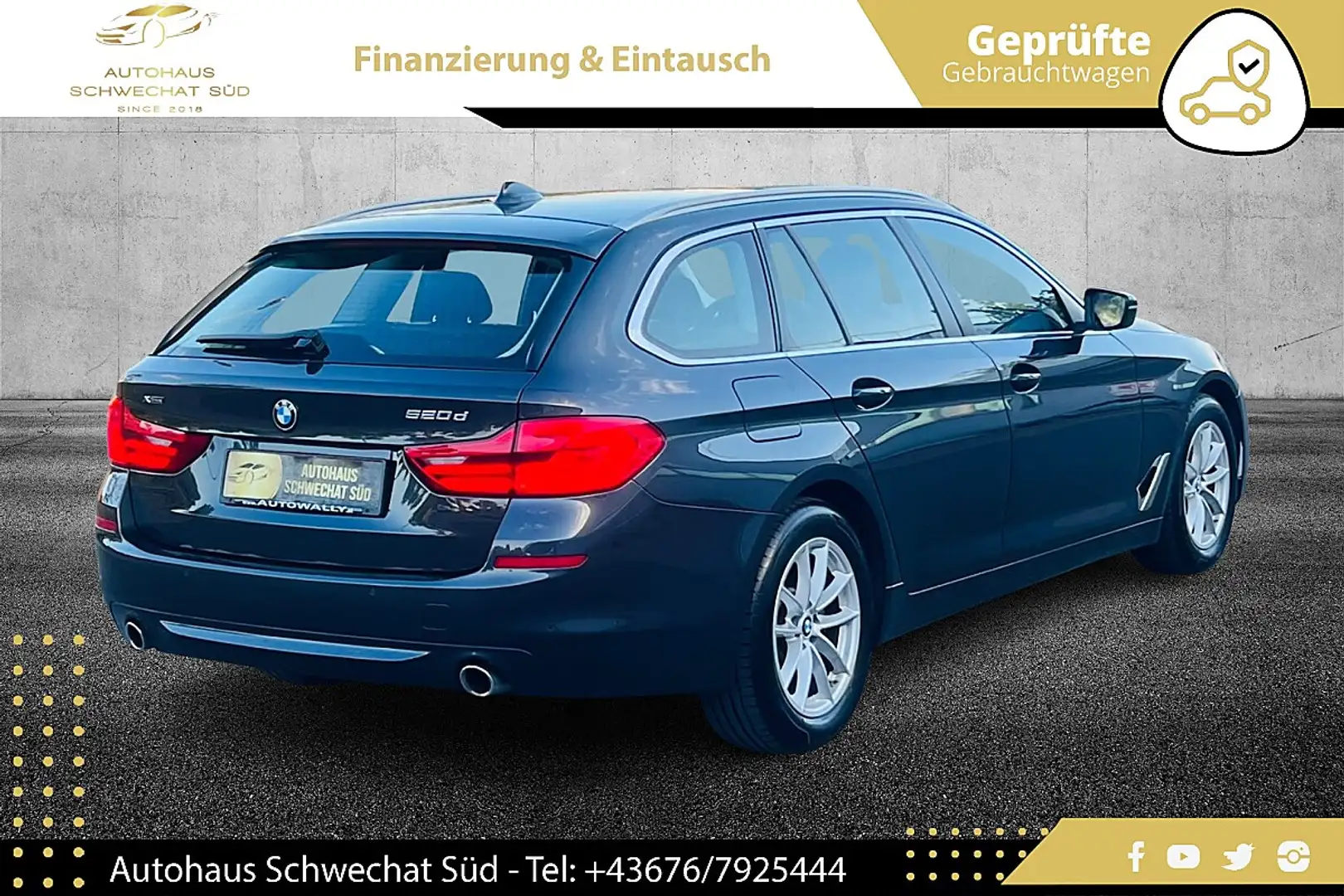 BMW 520 d xDrive Touring Aut. // STANDHEIZUNG // 1.BESI... Grau - 2