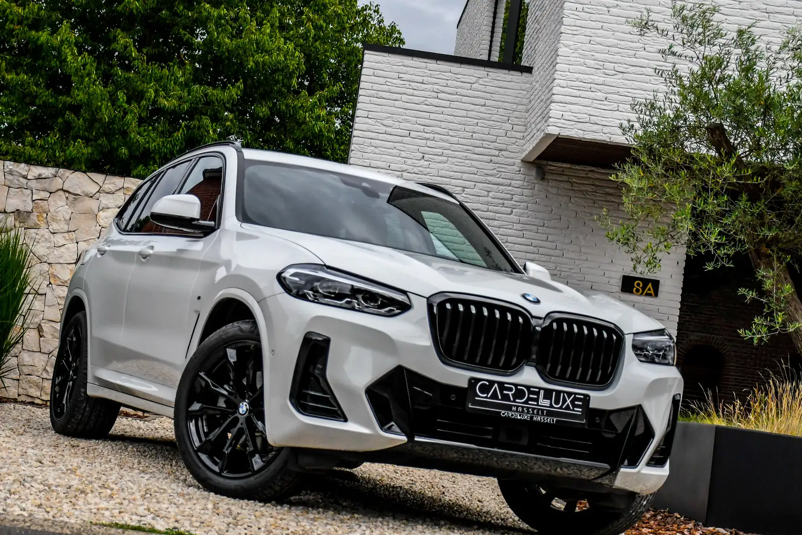 BMW X3 2.0iA xDr ✔️ MSPORT | COGNAC | ONGEVALVRIJ | Blanc - 1