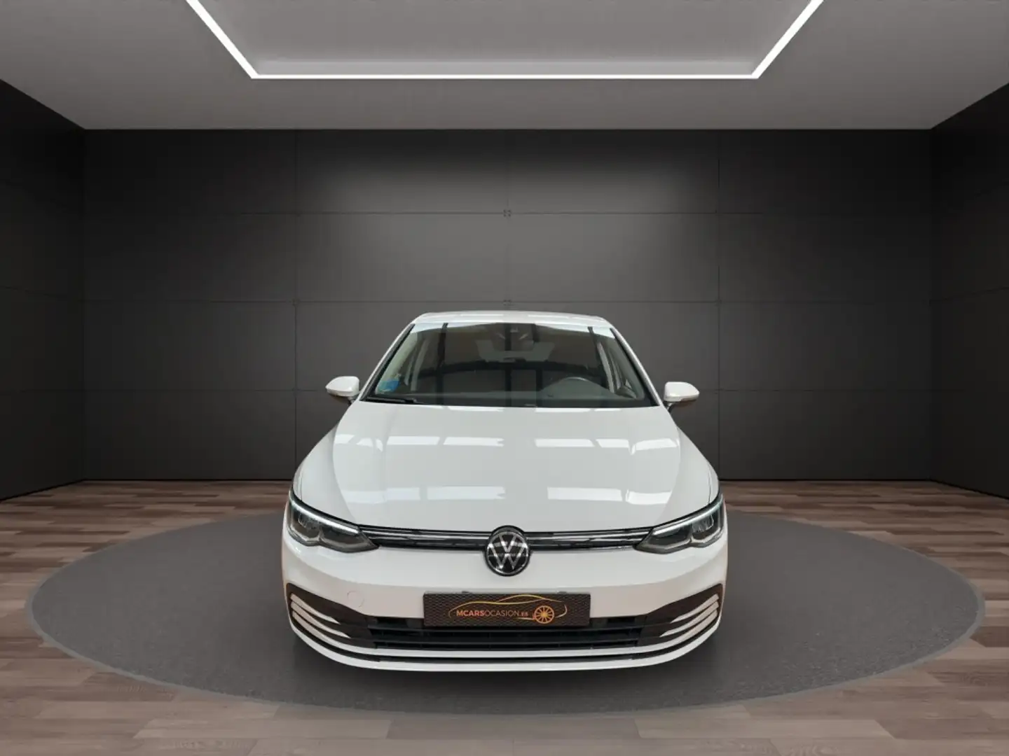 Volkswagen Golf Pequeño Automático de 5 Puertas Blanc - 1