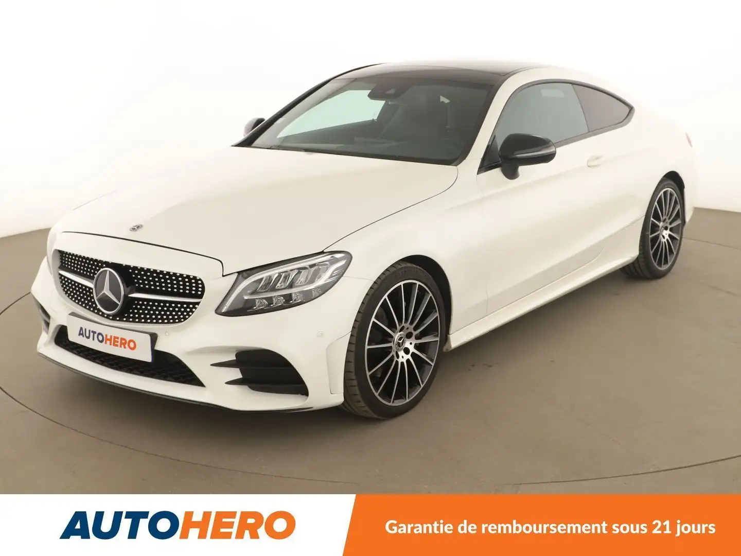 Mercedes-Benz C 220 Coupé 220 d AMG Line 9G-Tronic Blanc - 1