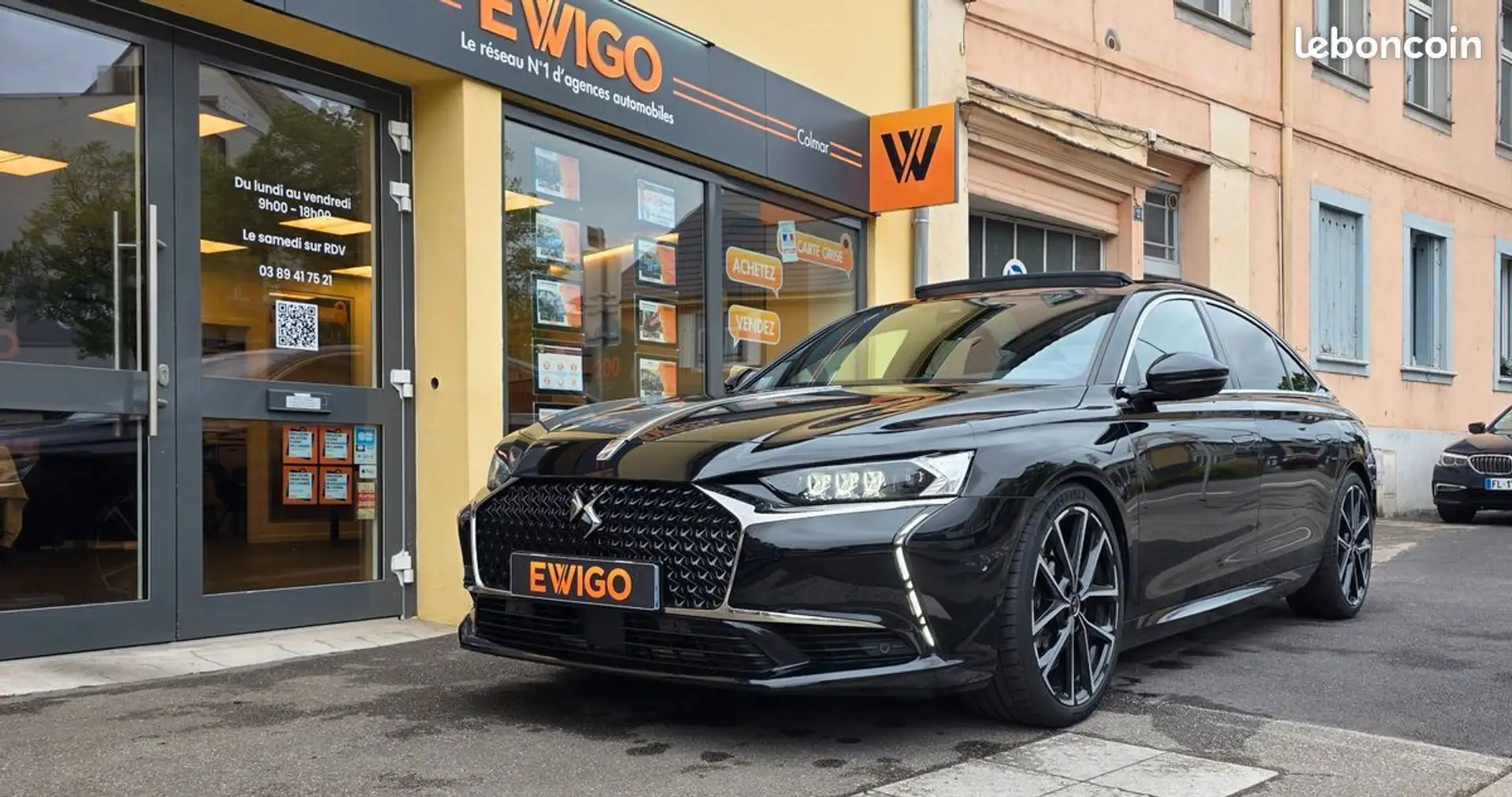 DS Automobiles DS 9 automobiles e-tense 1.6 360h 200 phev hybrid 11.9kwh opera 4x4 bva garantie 12 mois Schwarz - 1