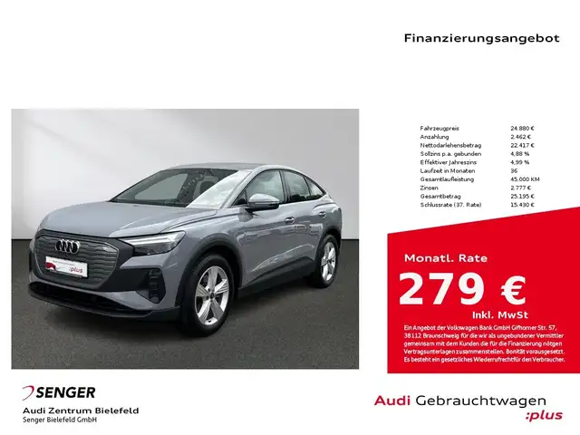 Audi Q4 e-tron Sportback 35 MMI Standheizung LED