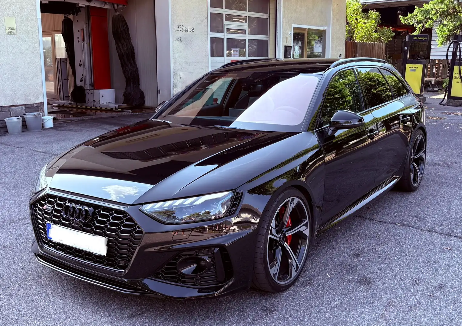 Audi RS4 2.9 TFSI Quattro Matrix Hud Keramik 280 km/h AHK Nero - 1