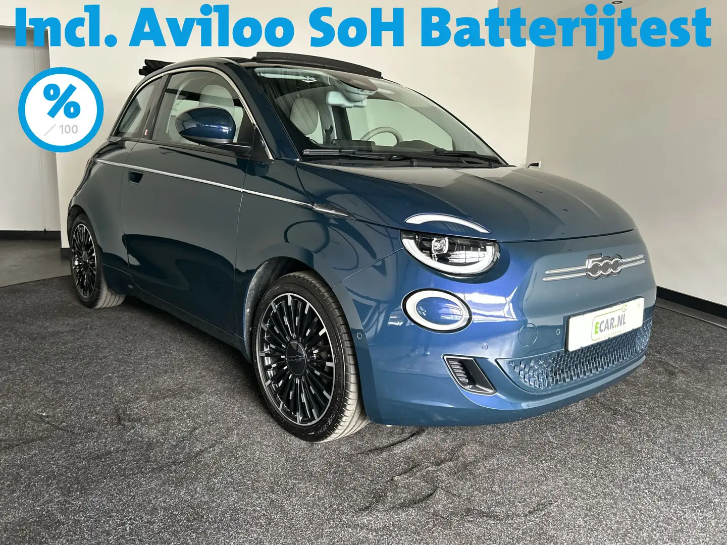 Fiat 500C La Prima 42 kWh | Lederen bekleding | Parkeercamer Vert - 1