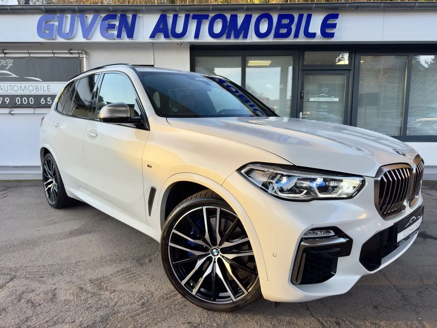 BMW X5 M50d *ABSOLUT VOLL* LASER HUD PANO NACHT ACC Blanc - 1
