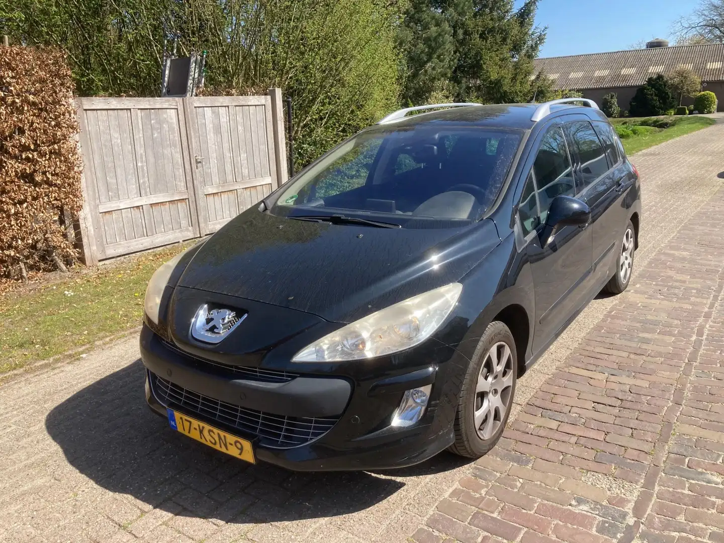Peugeot 308 SW 1.6 VTi XS panorama dak, eec, cc, trekhaak, Zwart - 2