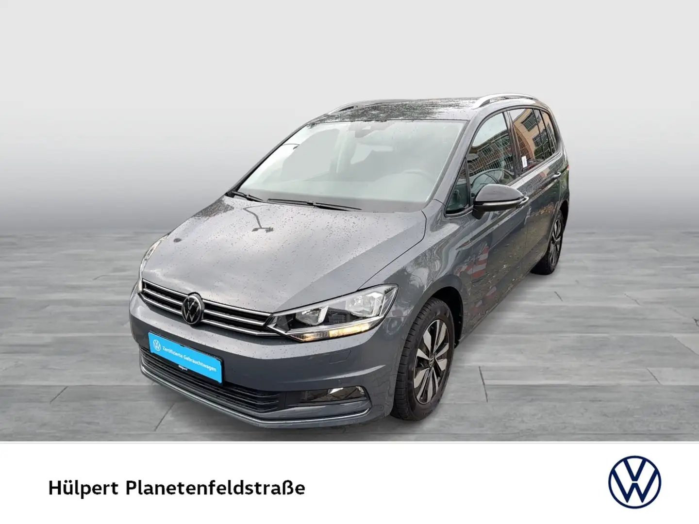 Volkswagen Touran 2.0 GOAL 7SITZE AHK CAM ACC ALU E-KLAPPE Grijs - 2