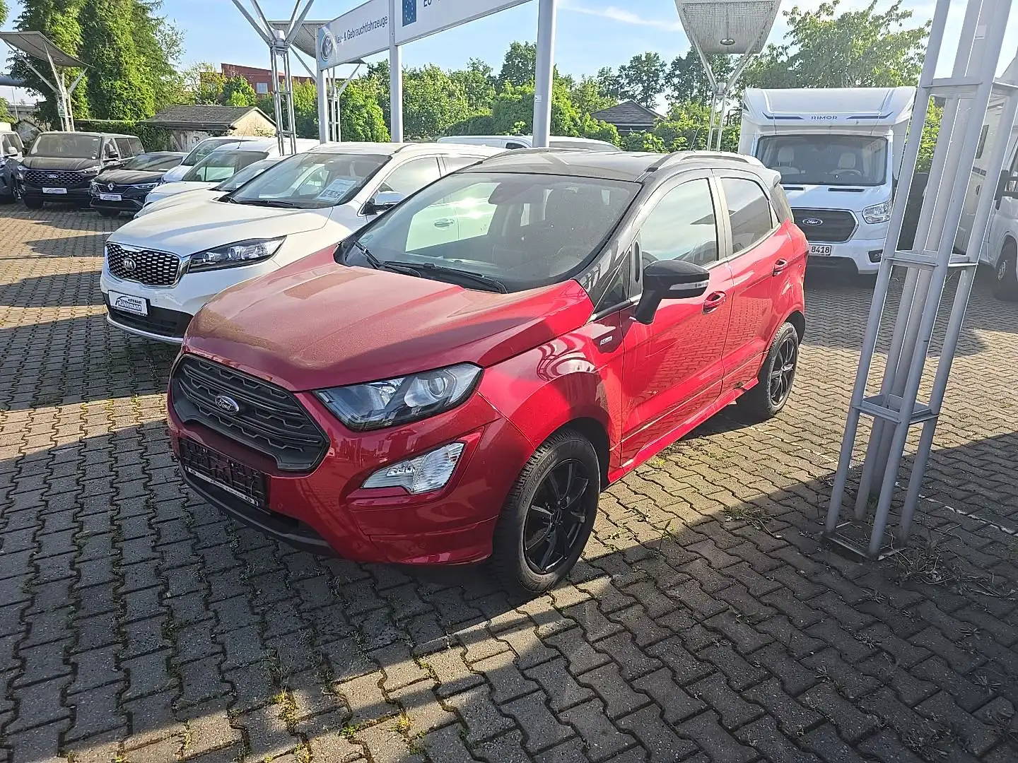 Ford EcoSport ST-Line 140 PS super Ausstattung Garantie Scheckhe Rot - 2