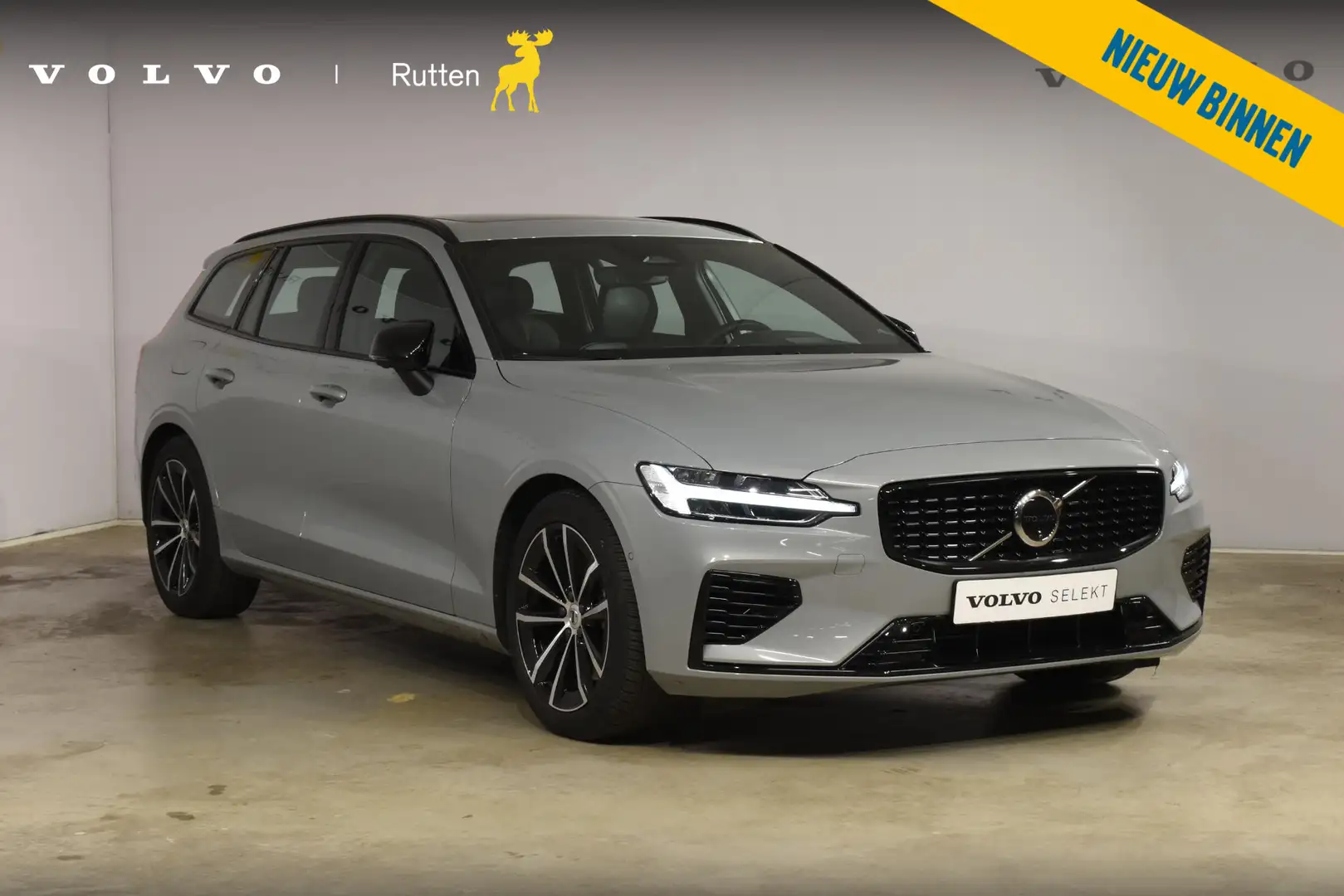 Volvo V60 T6 350PK Automaat Plug-in hybrid AWD Plus Dark / P Gris - 1